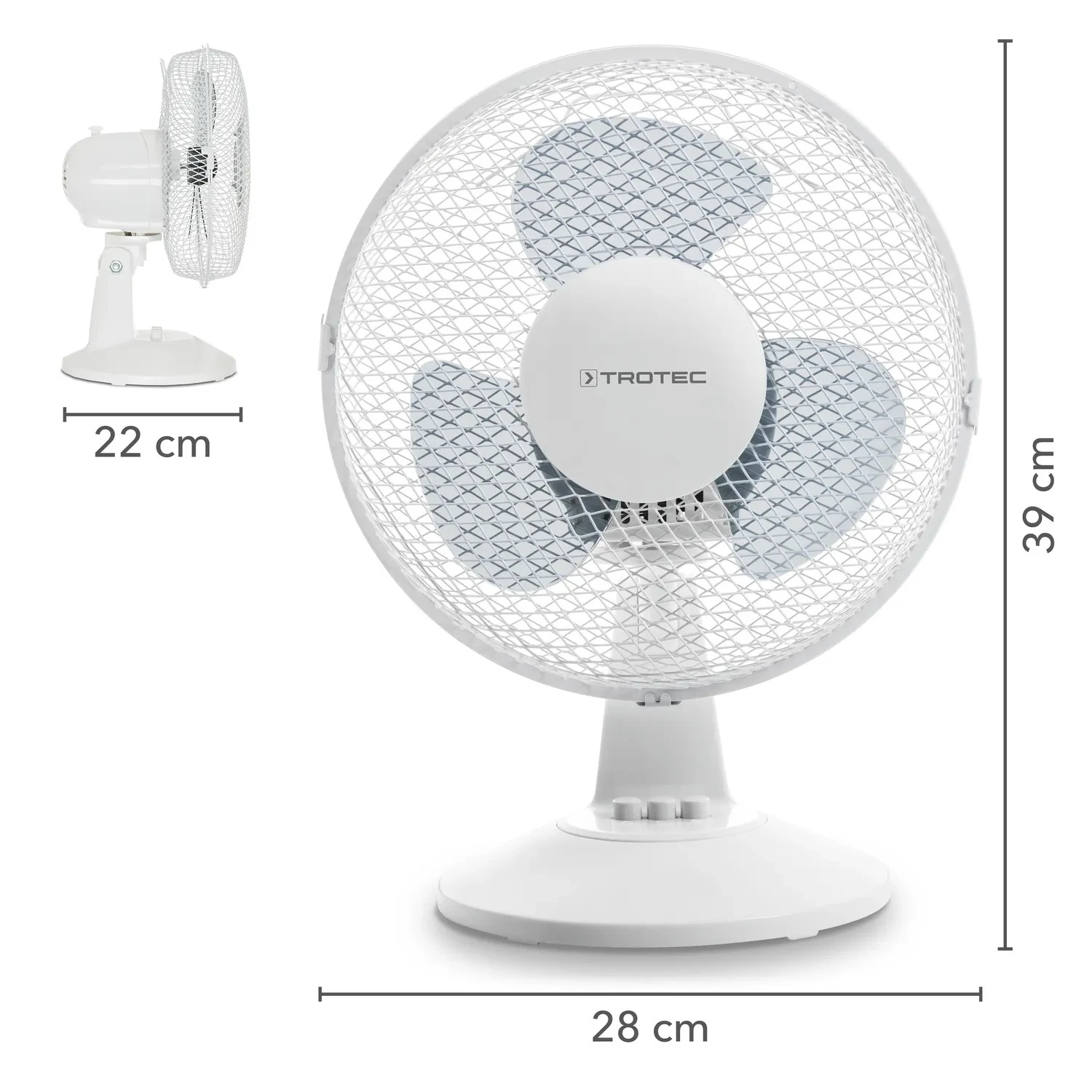 Trotec Tafelventilator TVE 10 wit