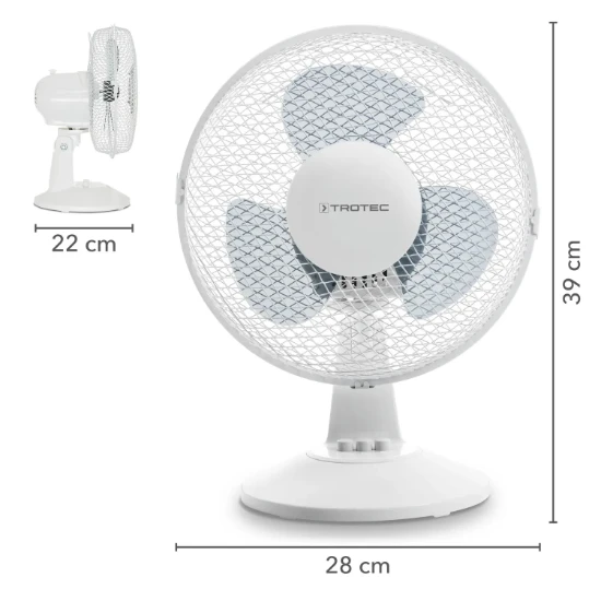 Trotec Tafelventilator TVE 10 wit