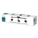 Philips Opbouwspot Meranti 50W zwart - 3-spots