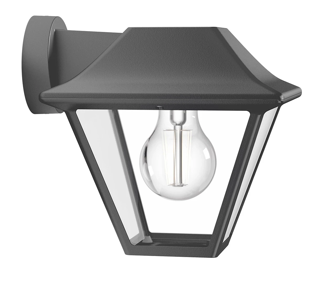 Philips Buitenwandlamp Alpenglow 60W antraciet
