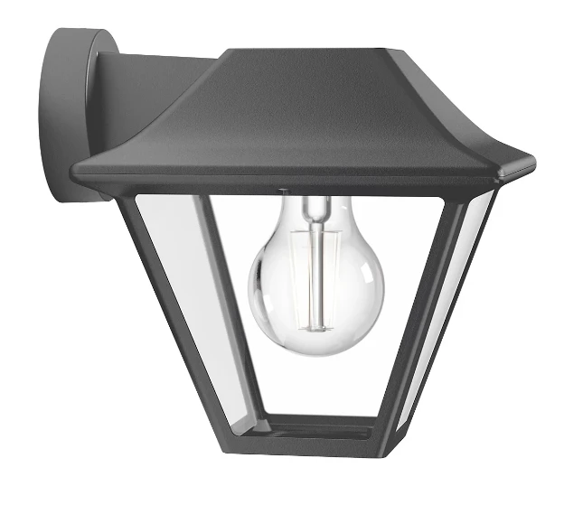 Philips Buitenwandlamp Alpenglow 60W antraciet