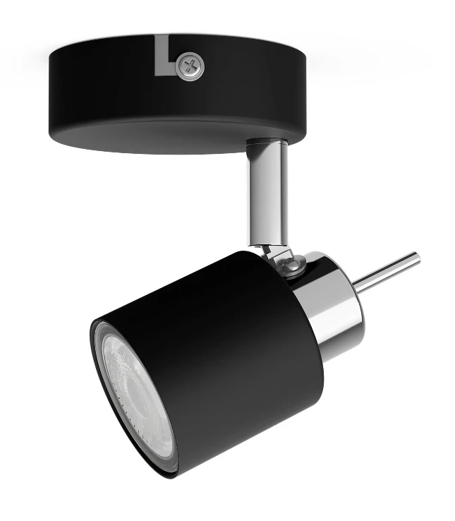 Philips Opbouwspot Meranti 50W zwart - 1-spot