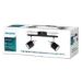 Philips Opbouwspot Meranti 50W zwart - 2-spots