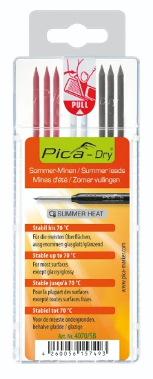 Pica Dry 4070 Navullingen Summer Heat - 8 staafjes (blister)