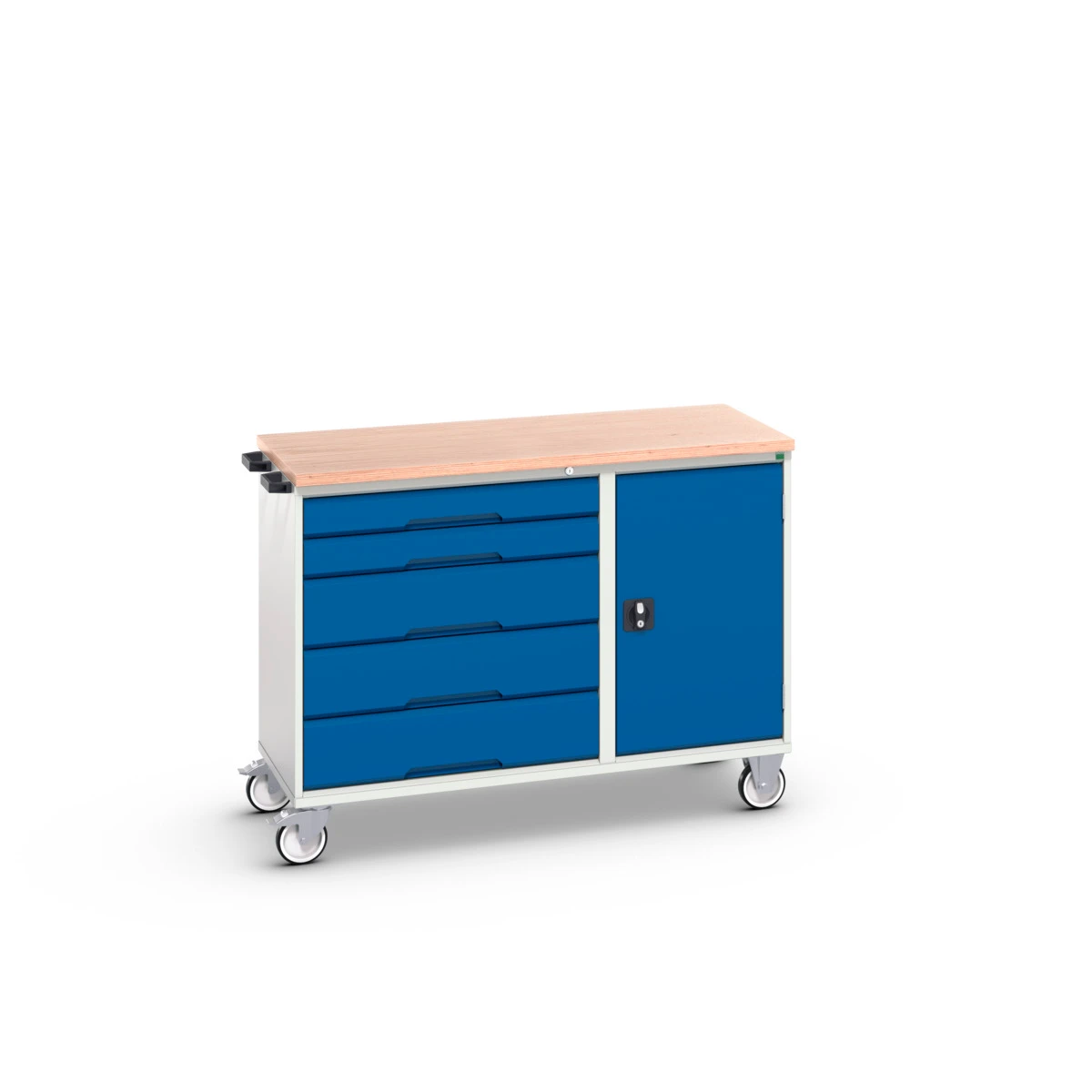 bott Verso montagewagen 5 lades 1 deur en multiplex blad RAL 5010