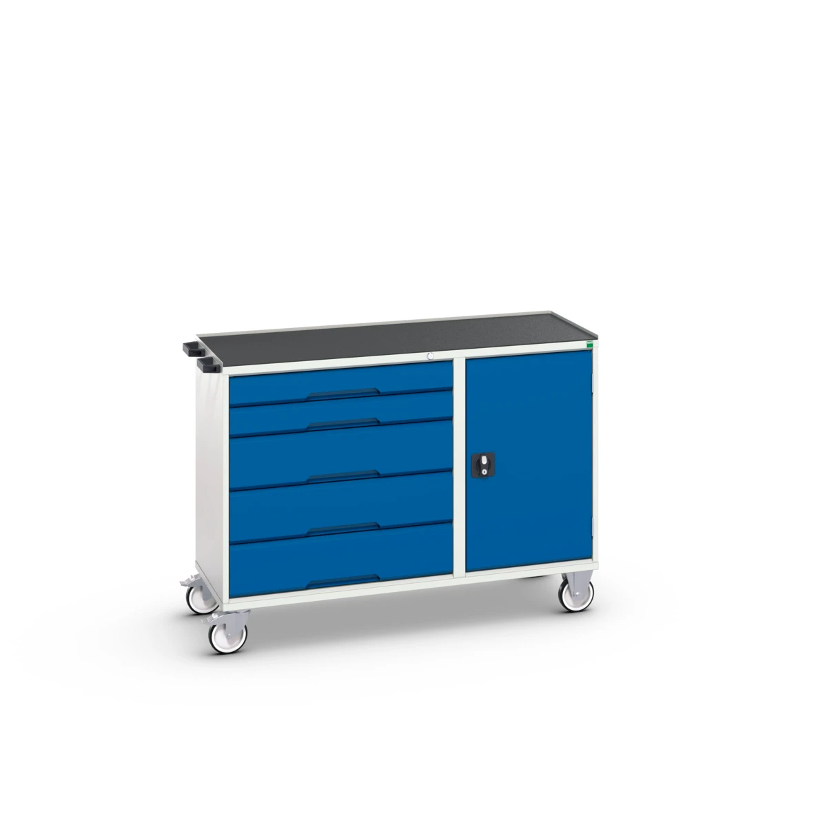 bott Verso montagewagen 5 lades 1 deur en afrolrand RAL 5010