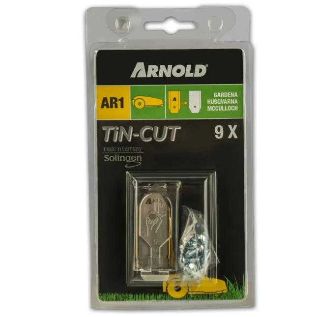 Arnold Robotmaaier Reservemes TiN-Cut Husqvarna Gardena Flymo (9 stuks)