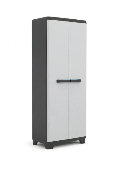 Keter Linear Opbergkast hoog - Utility - bezemkast - 3 planken