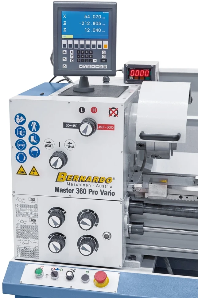 Bernardo Draaibank Master 360 PRO Vario met digitaal