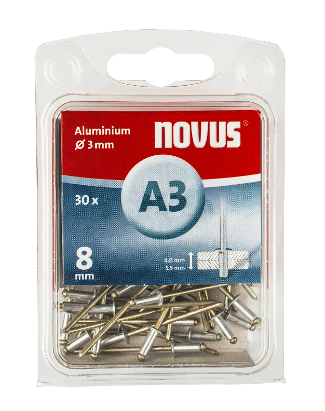 Novus Blindklinknagels Blindklinknagel (A)