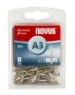 Novus rivet A3 X 8 Alu SB, 30 pcs.