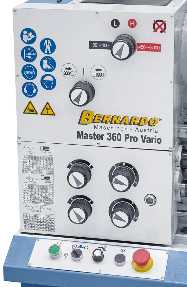 Bernardo Draaibank Master 360 PRO Vario met digitaal