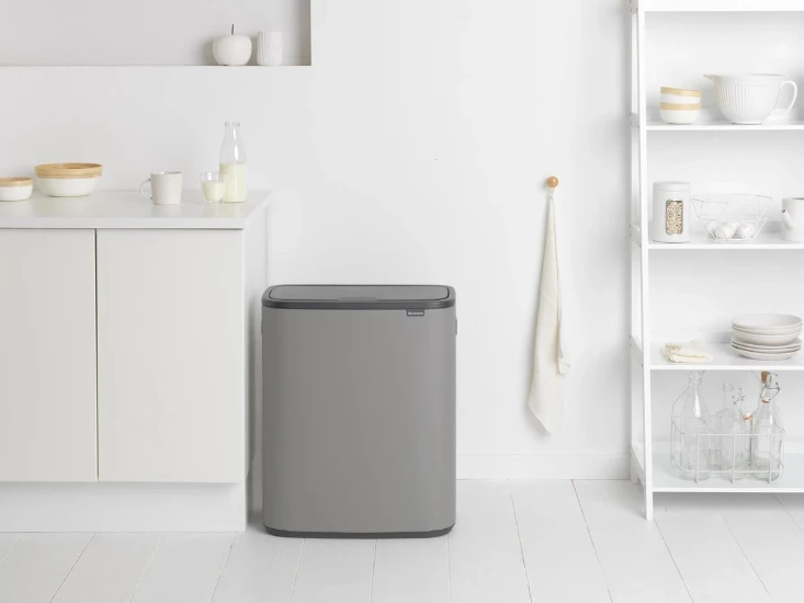 Brabantia Afvalemmer Bo Touch Bin 60L - betongrijs