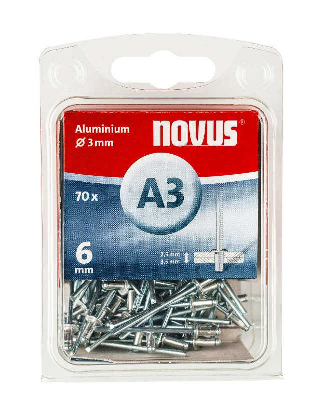 Novus Blindklinknagels Blindklinknagel (A)