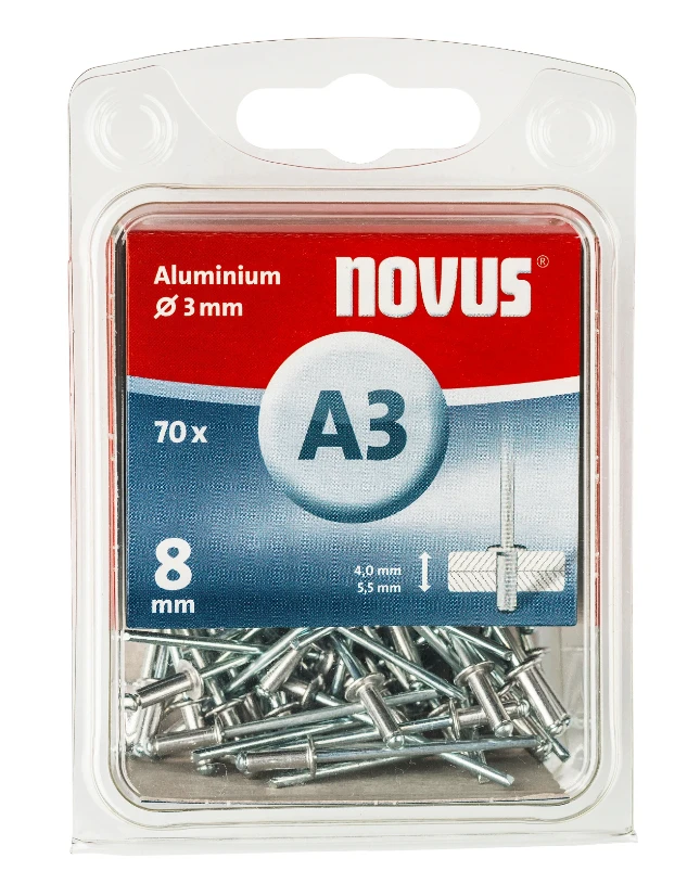 Novus Blindklinknagels Blindklinknagel (A)