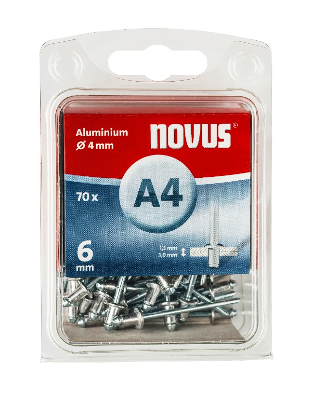 Novus Blindklinknagels Blindklinknagel (A)