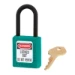 Zenex hangslot Teal, verschillende sleutels,