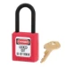 Zenex Hangslot 38mm Keyed Alike Rood