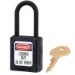 Zenex hangslot zwart, verschillende sleutels,