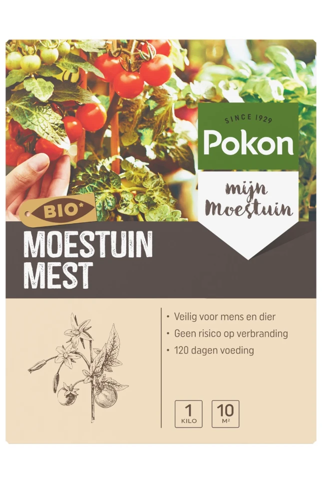 Pokon Bio Moestuin Mest 1kg