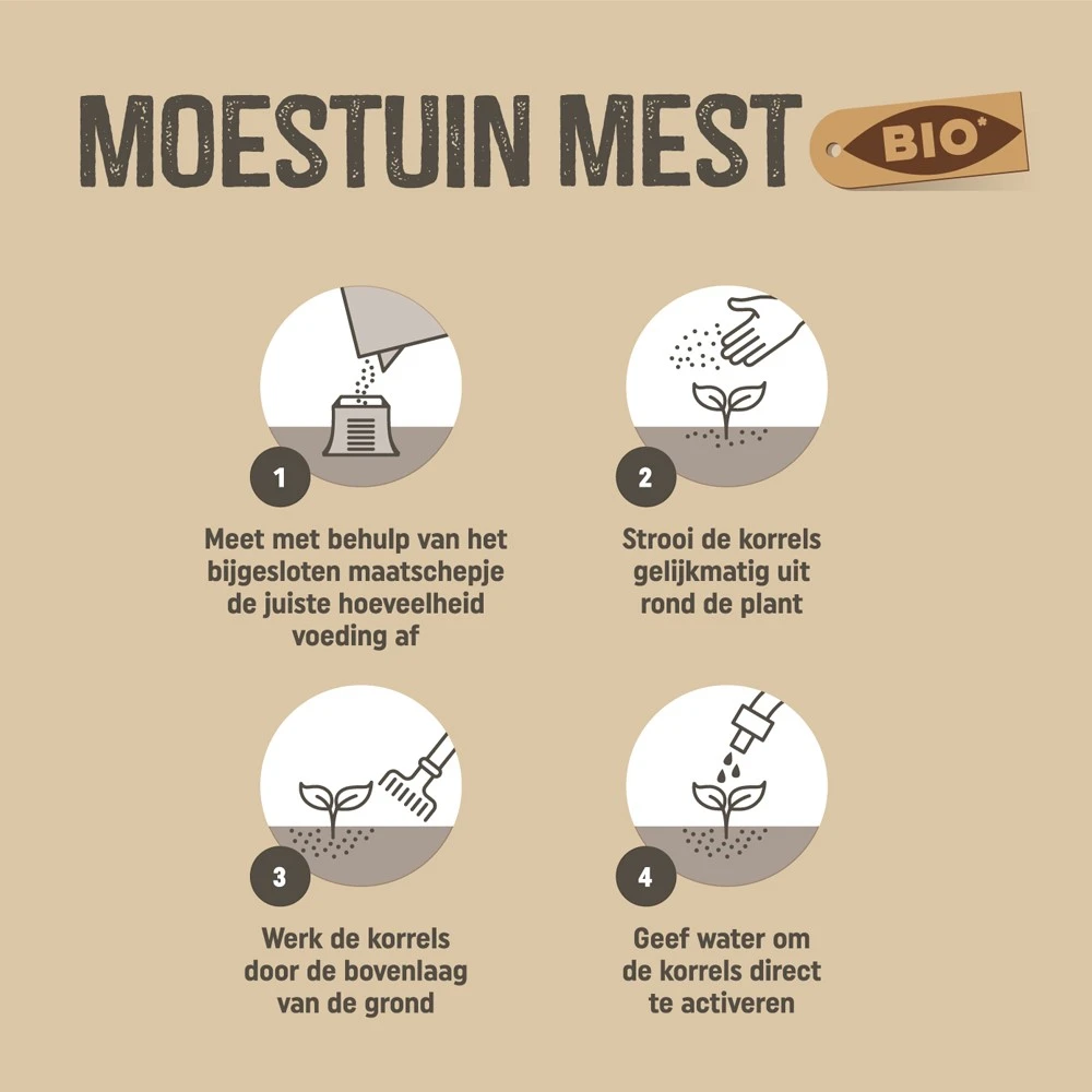 Pokon Bio Moestuin Mest 1kg