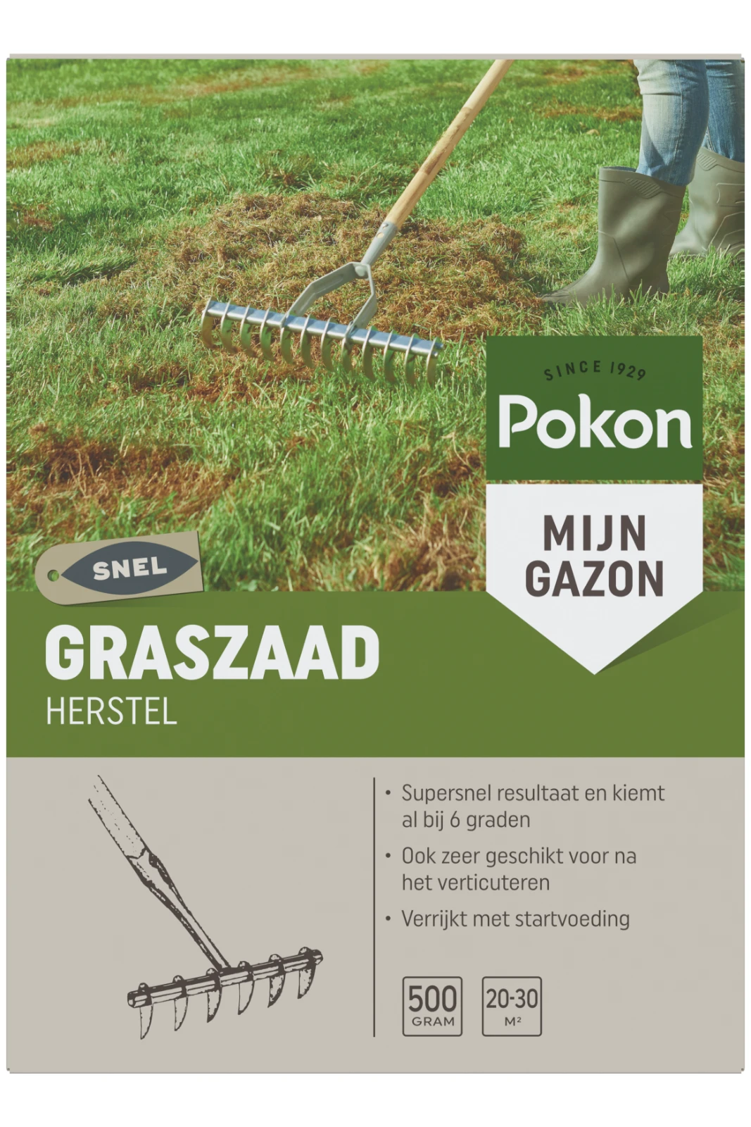 Pokon Graszaad Herstel 500 gram