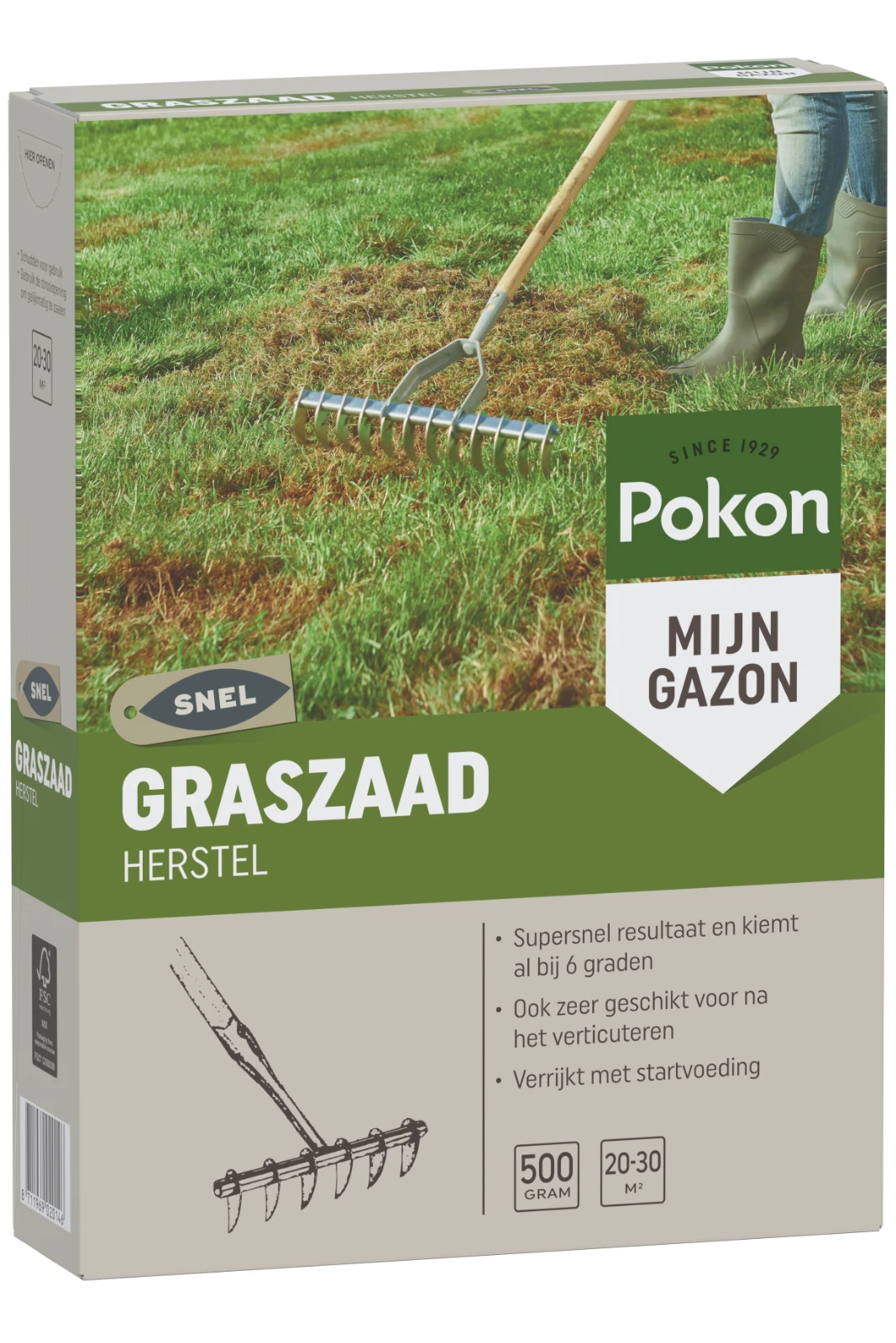 Pokon Graszaad Herstel 500 gram