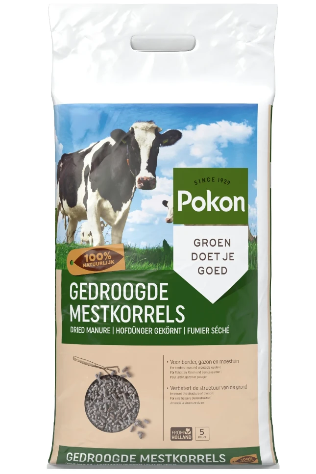 Pokon Gedroogde Mestkorrels 5kg