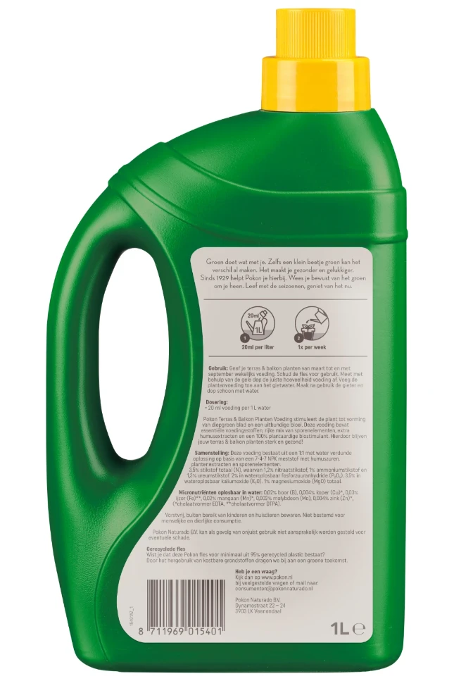 Pokon Terras & Balkon Planten Voeding 1000ml