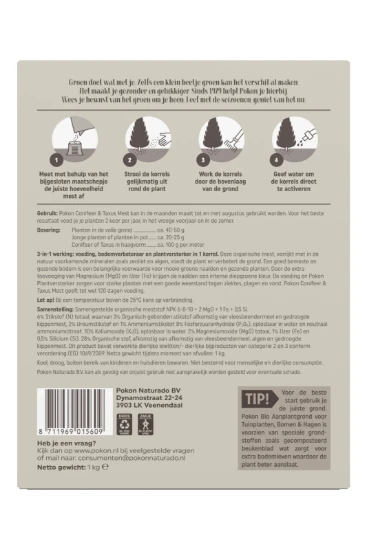 Pokon Conifeer & Taxus Mest 1kg