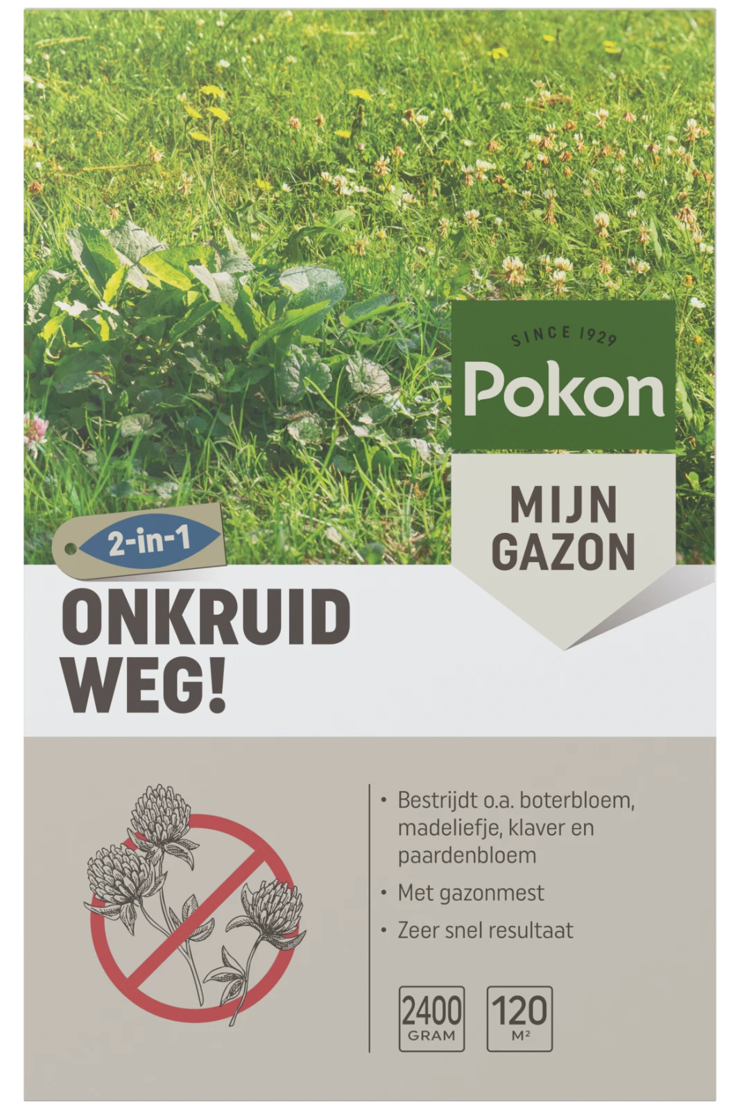 Pokon Onkruid Weg! 120 m² 2400 gram (2-in-1)