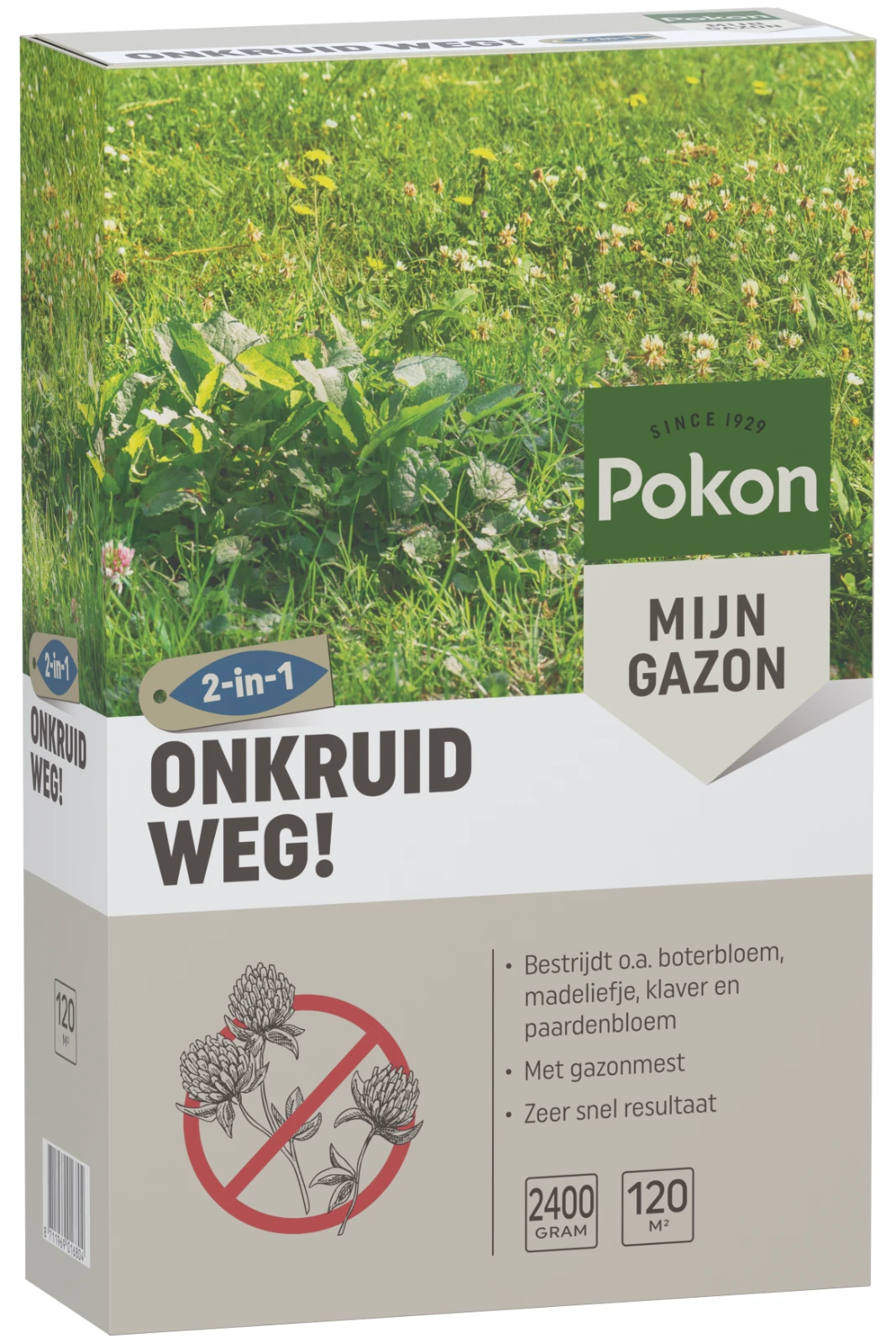 Pokon Onkruid Weg! 120 m² 2400 gram (2-in-1)