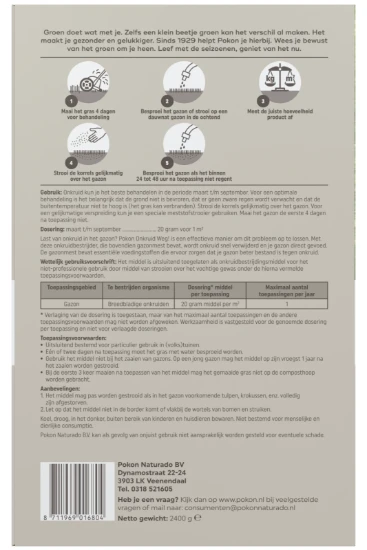 Pokon Onkruid Weg! 120 m² 2400 gram (2-in-1)