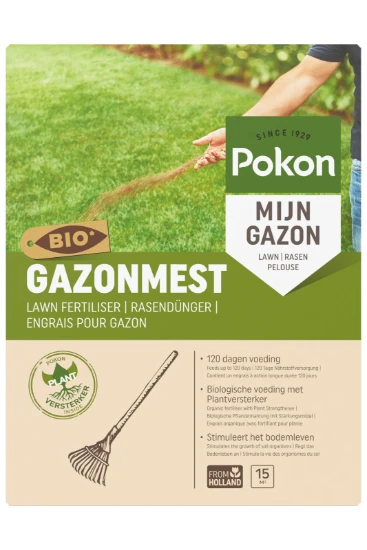 Pokon Bio Gazonmest voor 15m²