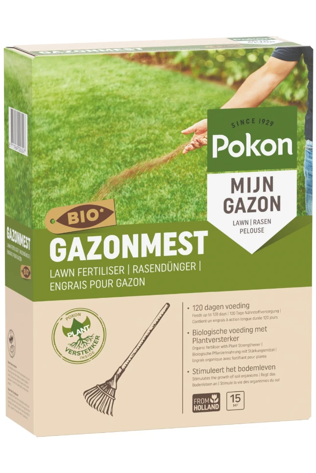 Pokon Bio Gazonmest voor 15m²