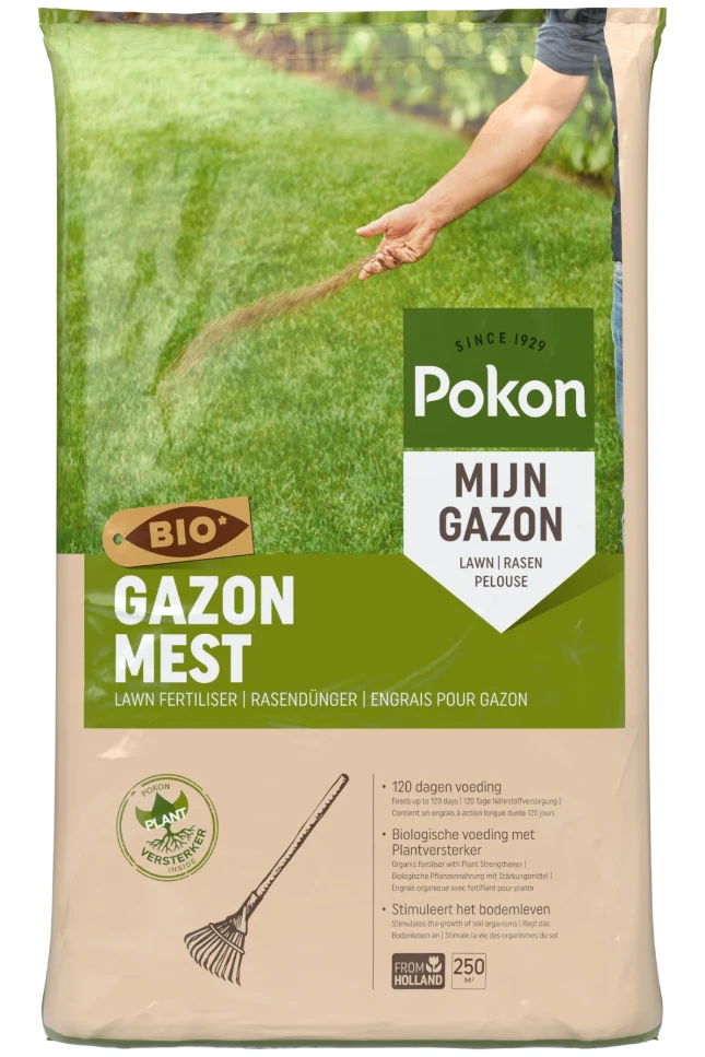 Pokon Bio Gazonmest voor 250m²