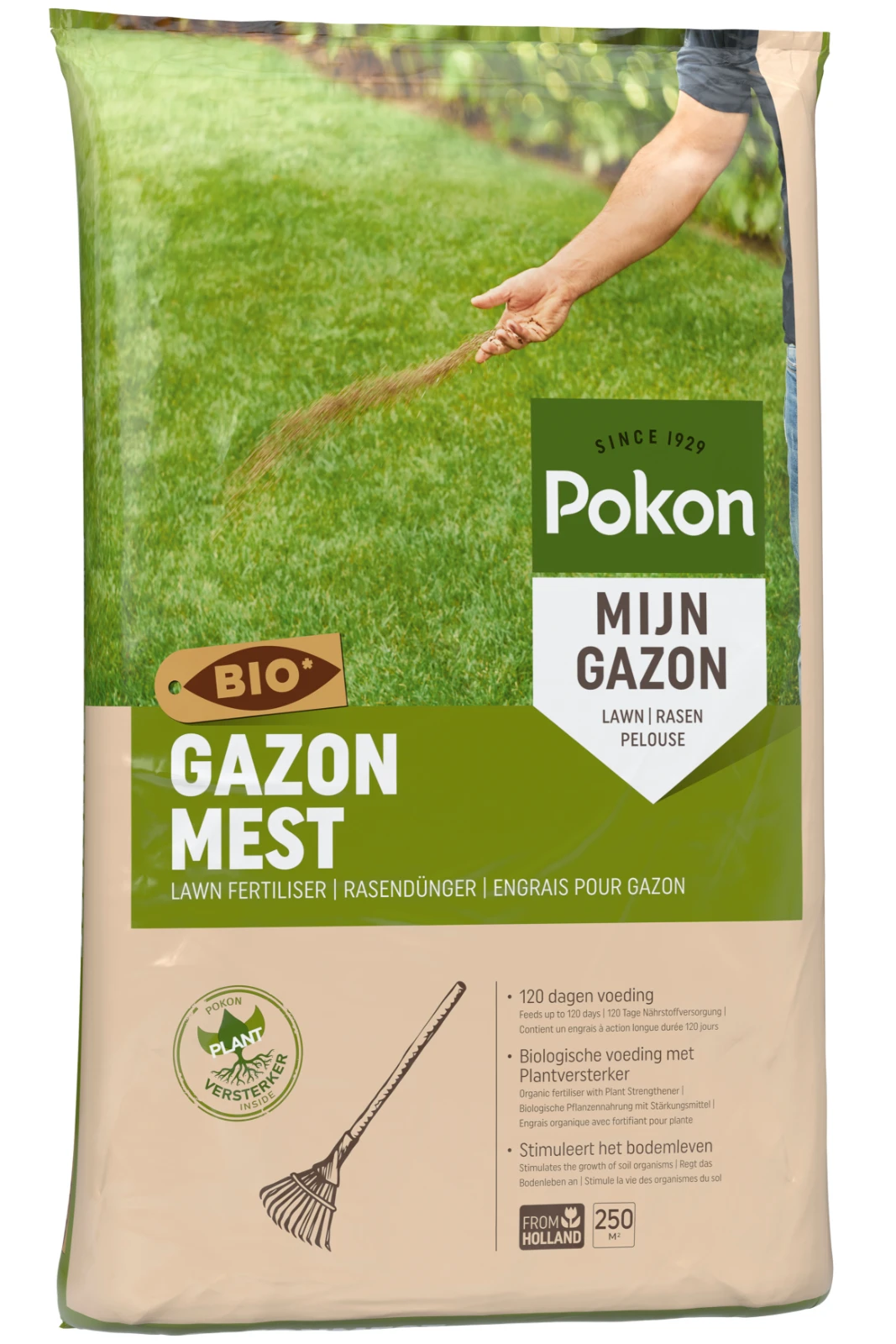 Pokon Bio Gazonmest voor 250m²