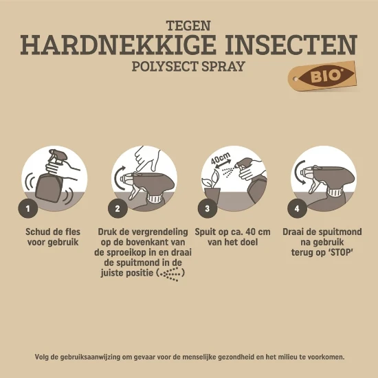 Pokon Bio Tegen Hardnekkige Insecten Spray 800ml