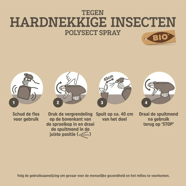 Pokon Bio Tegen Hardnekkige Insecten Spray 800ml