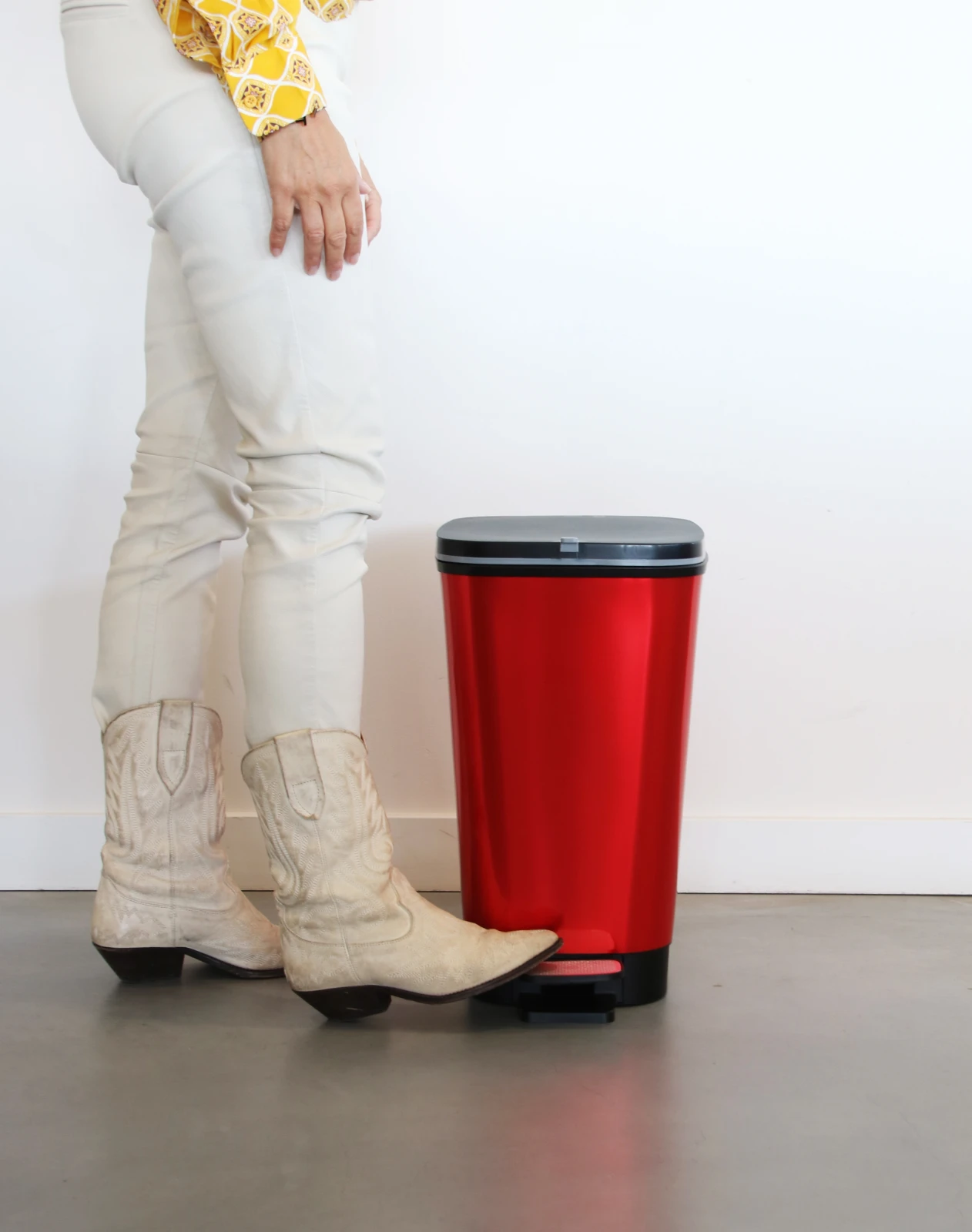 Kis Chic Bin Pedaalemmer - 30L - rood