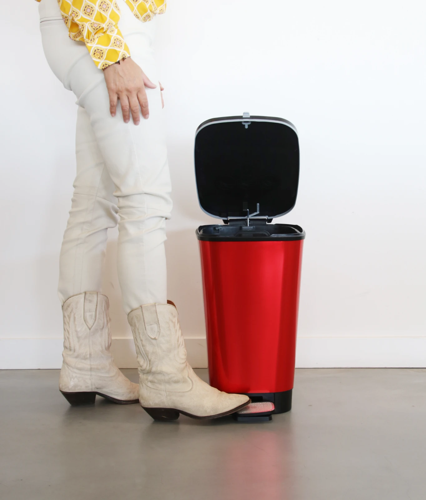 Kis Chic Bin Pedaalemmer - 30L - rood
