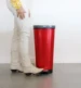 Kis Chic Bin Pedaalemmer - 50L - rood