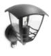 Philips Buitenwandlamp Creek 1x60W 230V zwart - met sensor