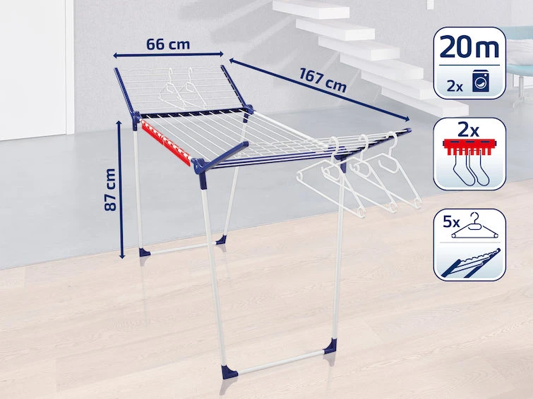 Leifheit Droogrek Pegasus 200 Solid