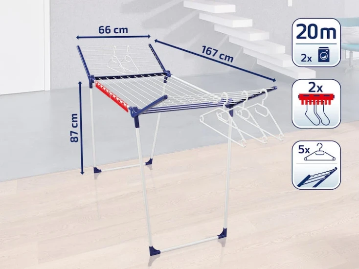 Leifheit Droogrek Pegasus 200 Solid