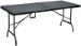 ERRO Vouwtafel 180cm zwart - houtlook