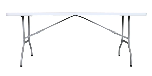 ERRO Vouwtafel - inklapbare tafel - 180x74cm - wit