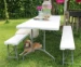 ERRO Vouwtafel - inklapbare tafel - 180x74cm - wit