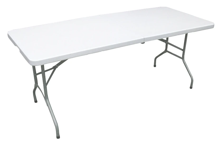 ERRO Vouwtafel - inklapbare tafel - 180x74cm - wit