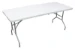 ERRO Vouwtafel - inklapbare tafel - 180x74cm - wit